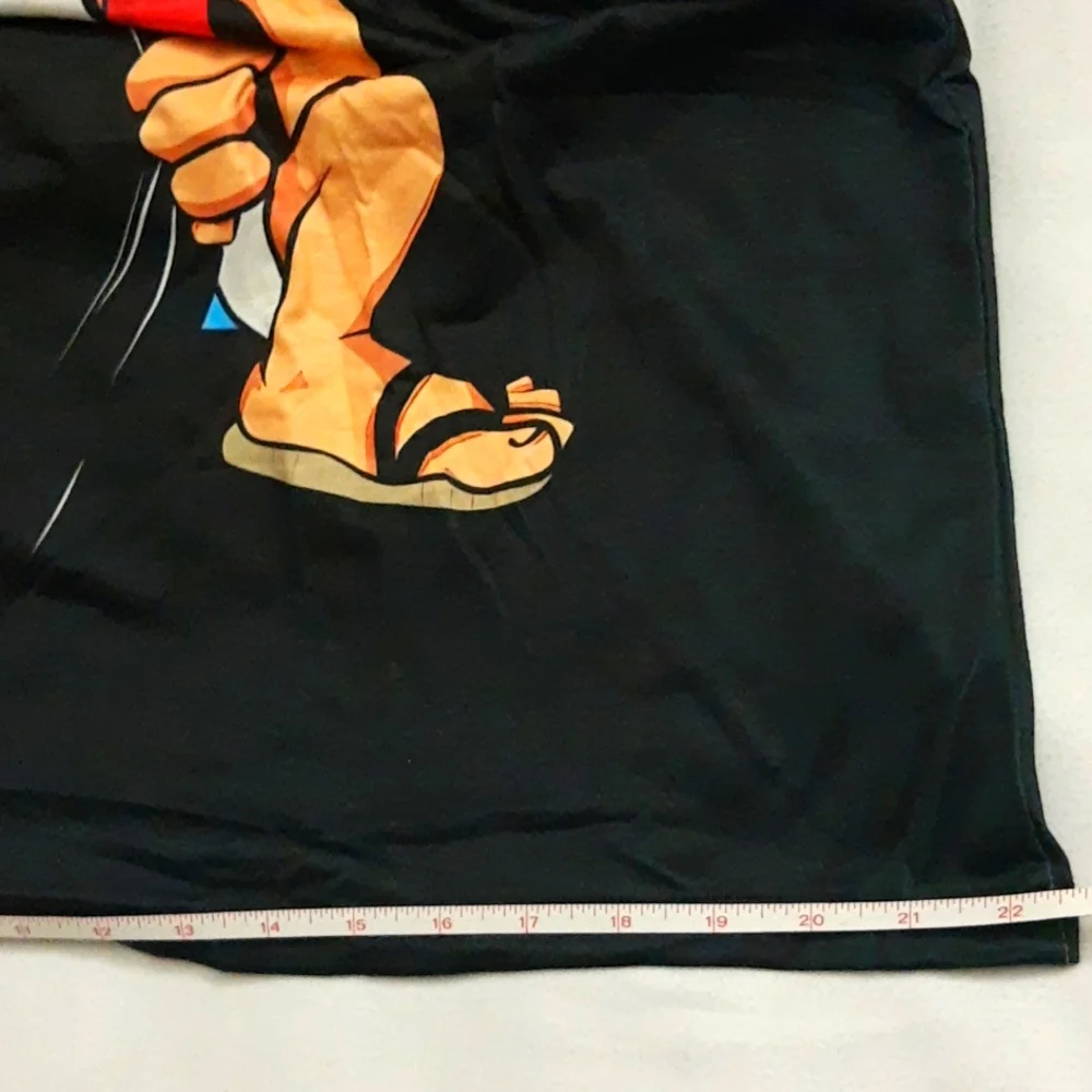 One Piece Anime Manga Luffy 3D Sublimation Tee XL PTP 23